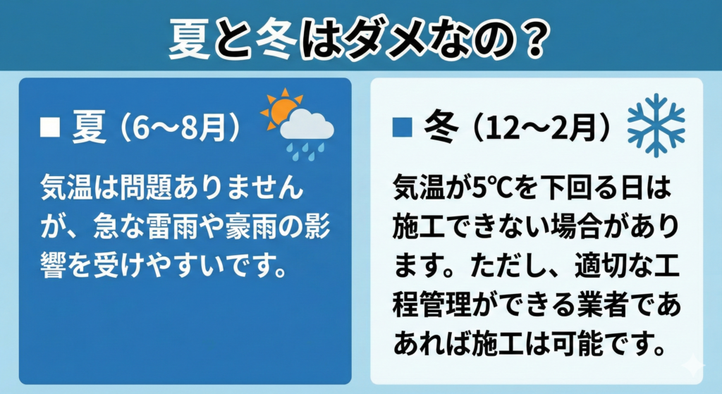 外壁塗装にベストな時期は?春と秋どちらが良い?_長沼塗装05