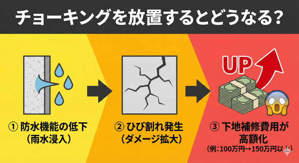 外壁を触ると白い粉？増えているチョーキング現象と対処法_長沼塗装03