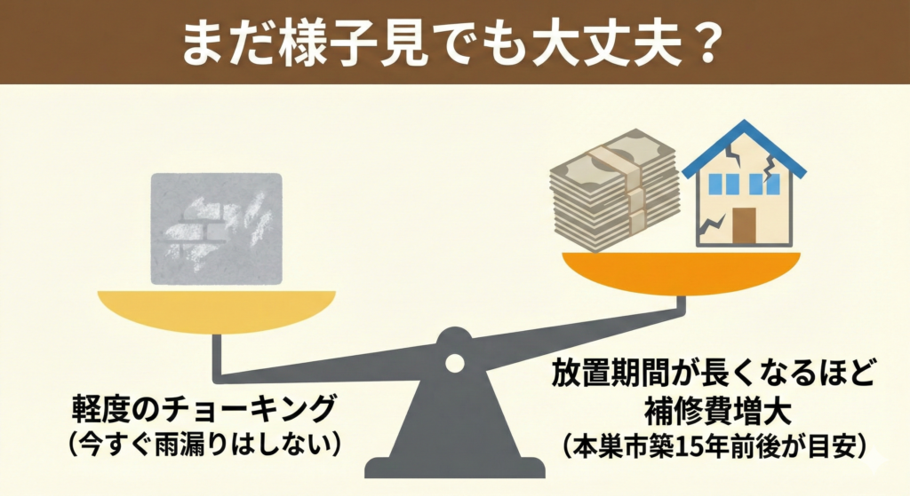 外壁を触ると白い粉？増えているチョーキング現象と対処法_長沼塗装04